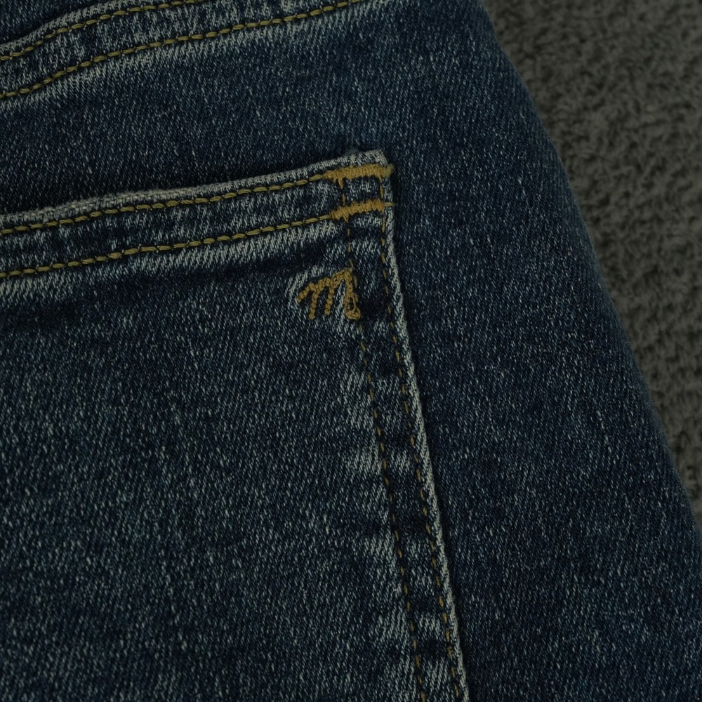 Madewell The Pencil Jean Womens 29(31x29.5) Blue High Rise Slim Straight - Picture 5 of 16